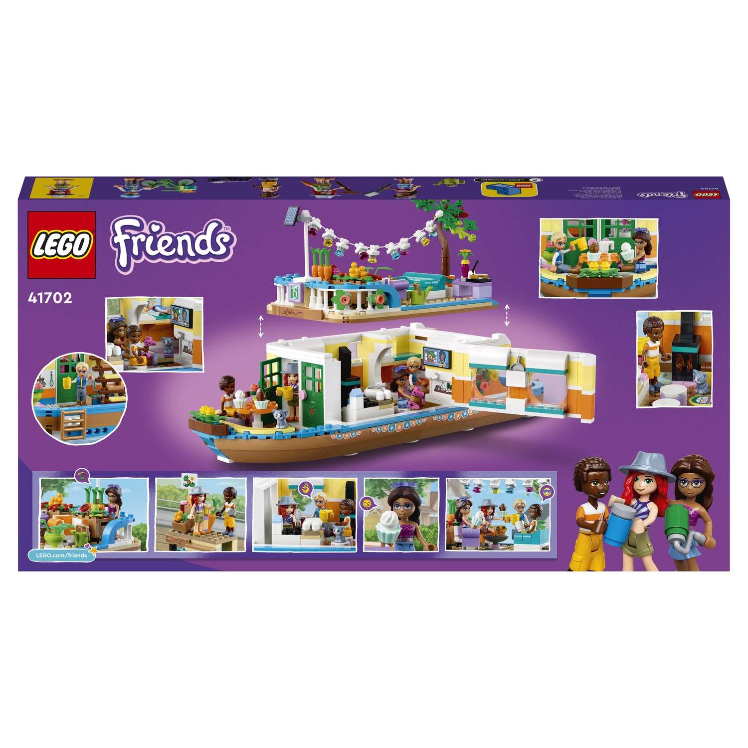 Конструктор LEGO Friends Плавучий дом на канале 41702 - фото 3