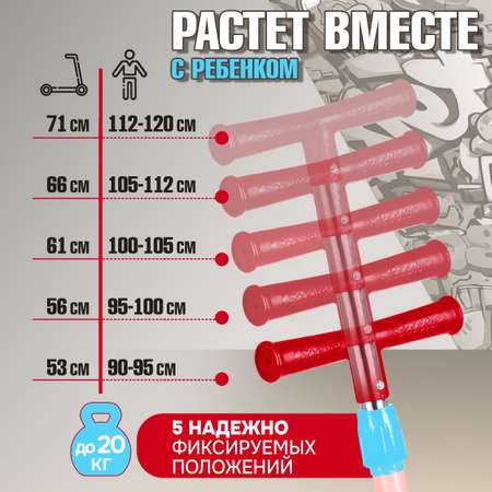 Самокат NaVigator трехколесный