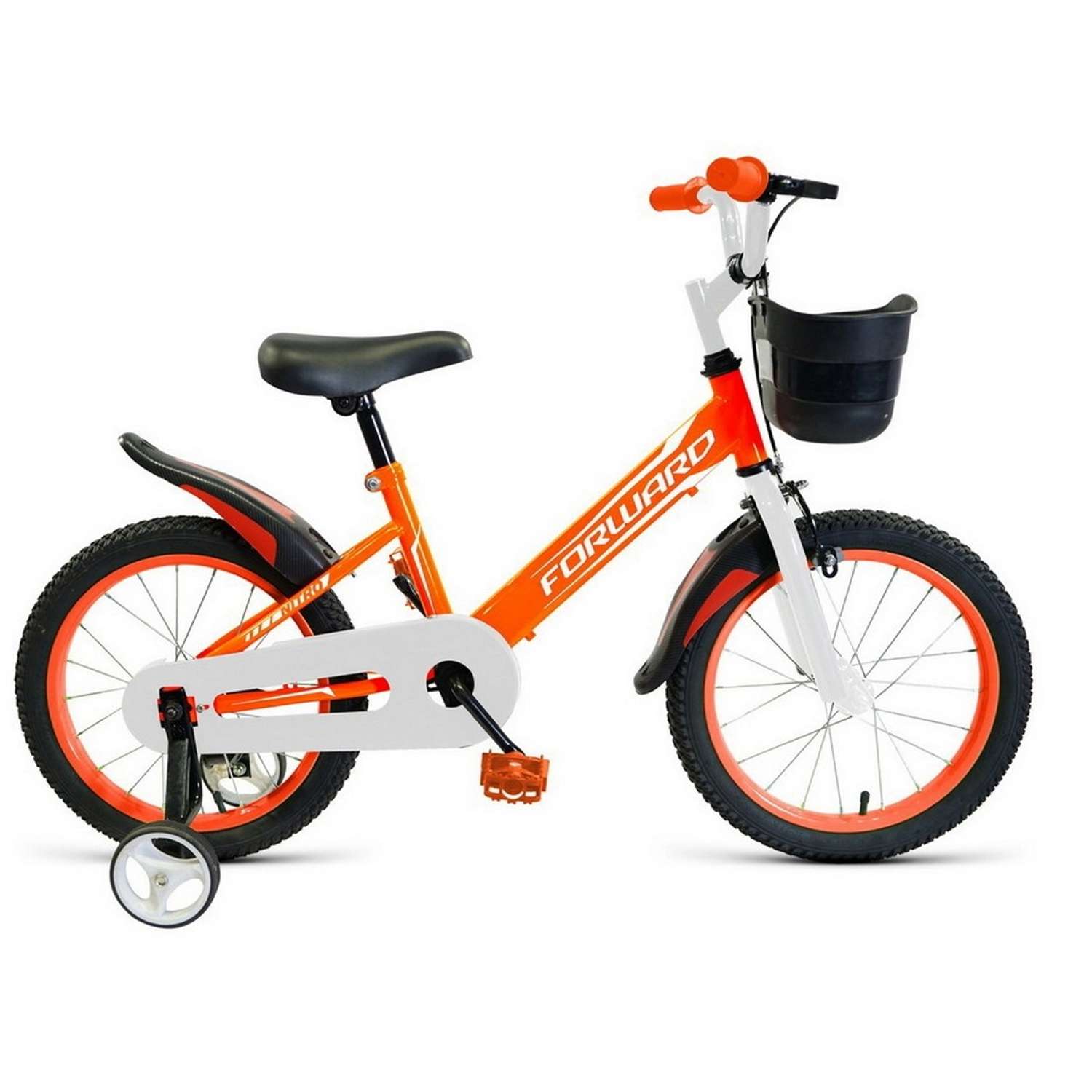 Велосипед детский Forward NITRO 16 2022 оранжевый - фото 1