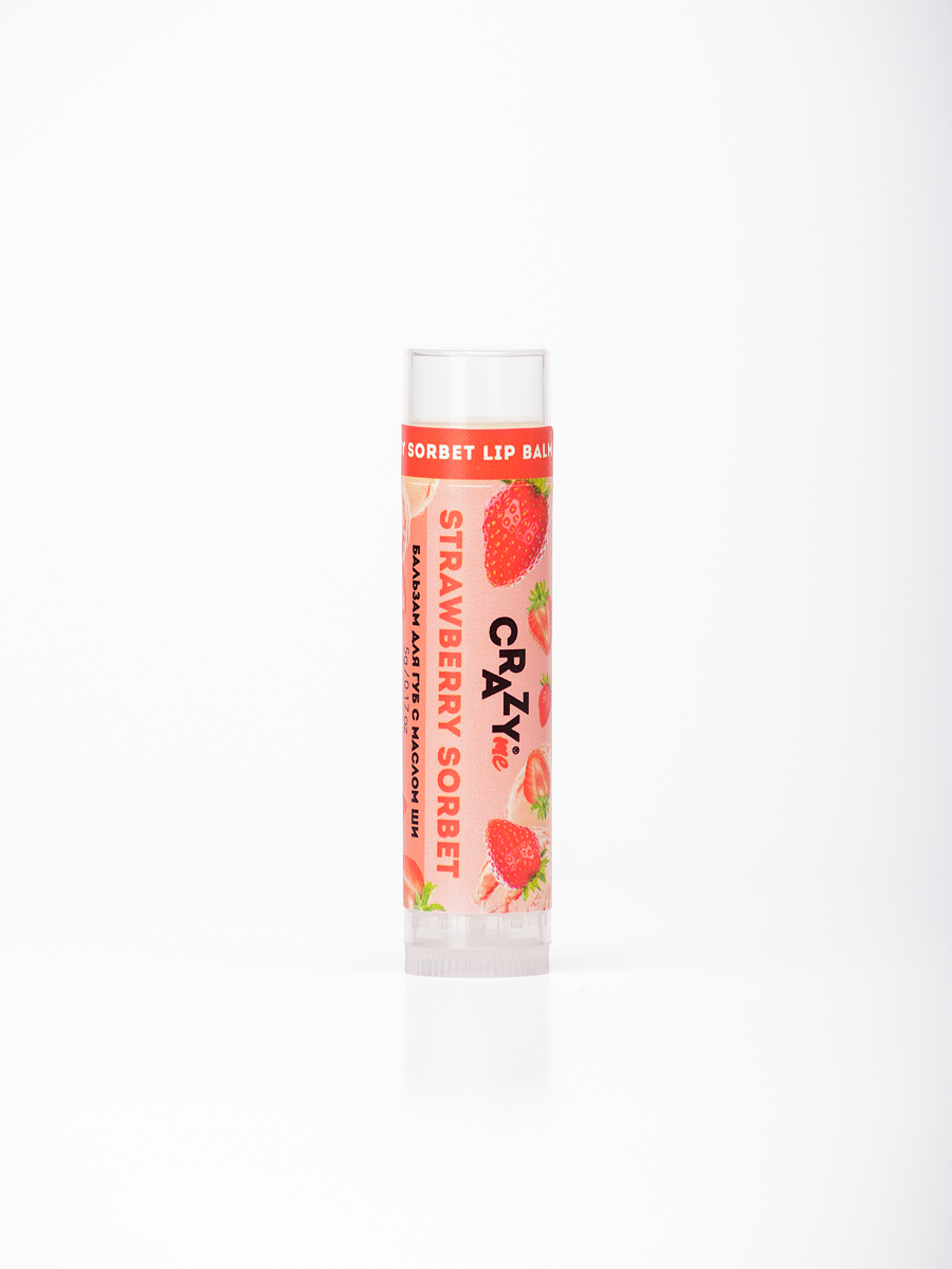 Бальзам для губ CRAZYme Strawberry Sorbet Lip Balm - фото 3