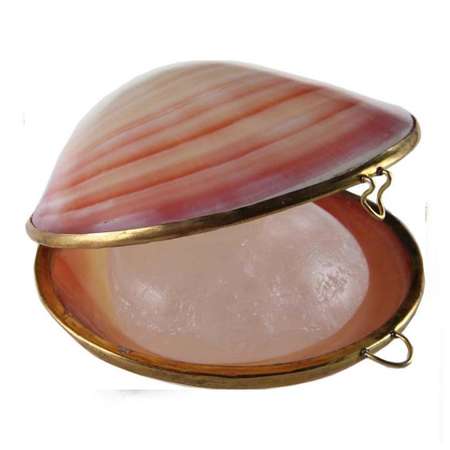 Минеральный дезодорант Tawas Crystal Кристалл Свежести 70 гр  1 шт в розовой тихоокеанской раковине и пакете