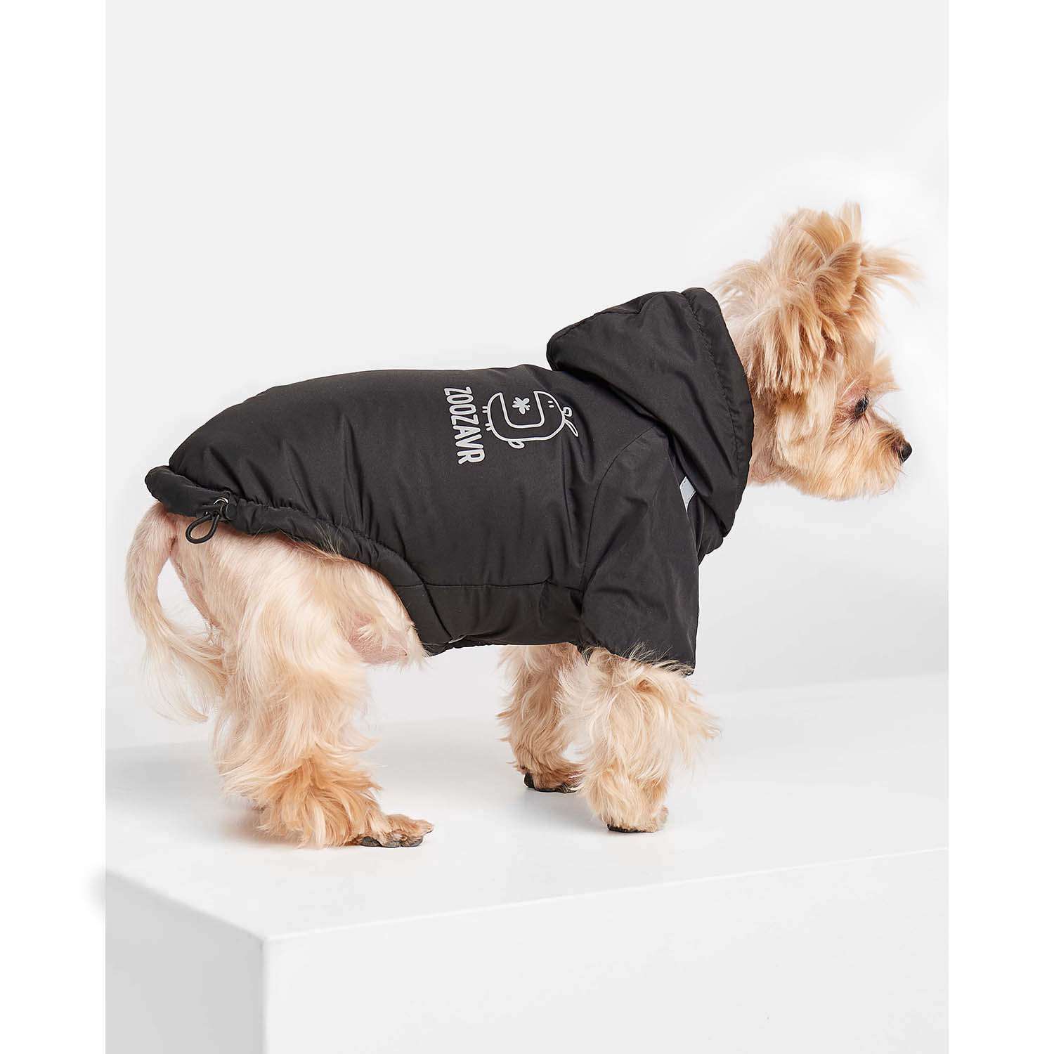 Куртка для собак Зоозавр чёрная 30 - фото 3