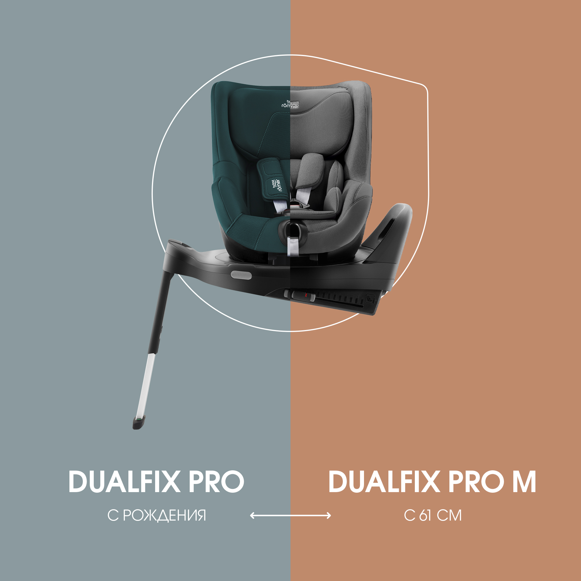 Детское автокресло Britax Roemer Dualfix Pro M Style Mineral Grey с 3 мес. до 4 лет ростом 61-105 см до 19 кг - фото 11