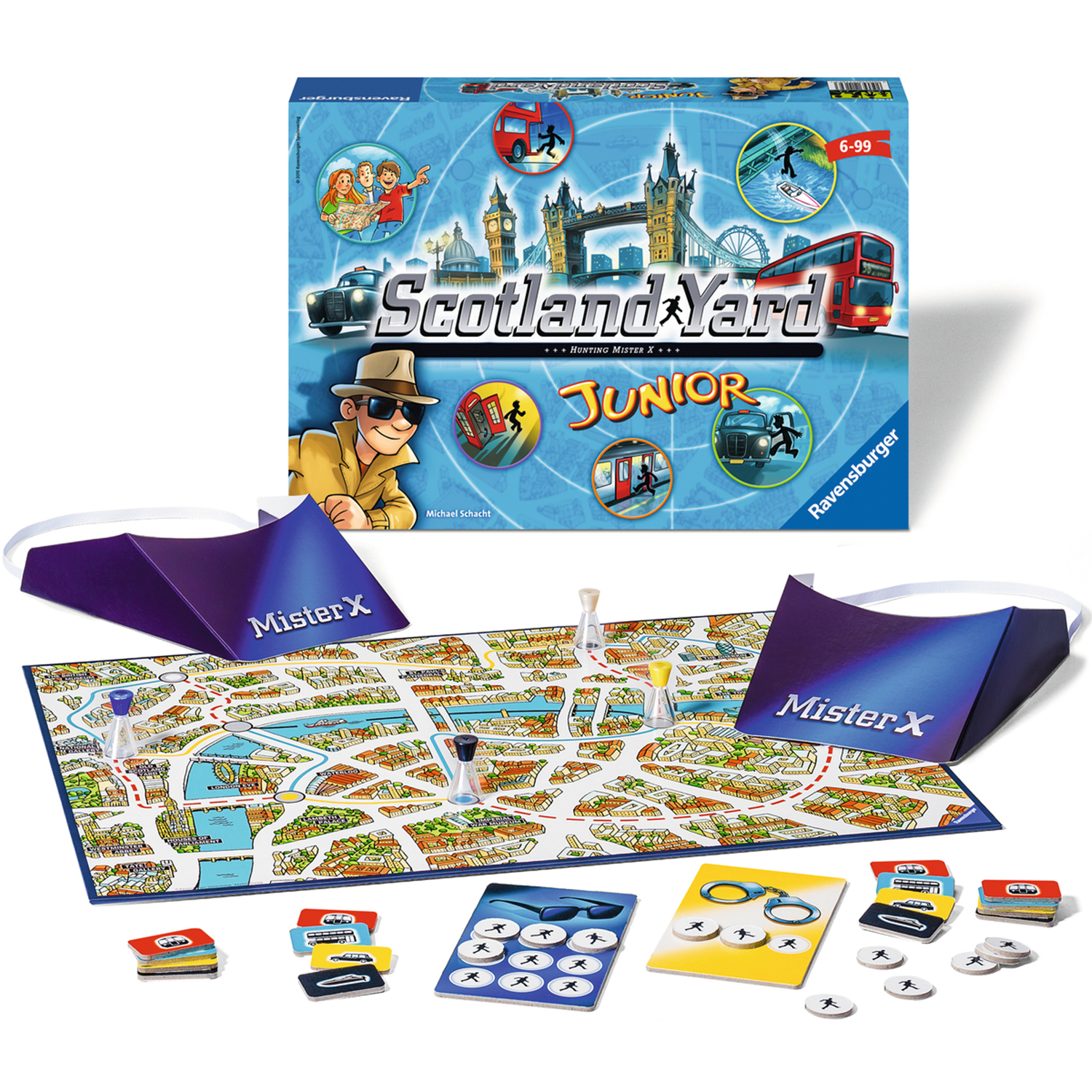 Игра настольная Ravensburger Скотланд ярд джуниор 21162 - фото 2