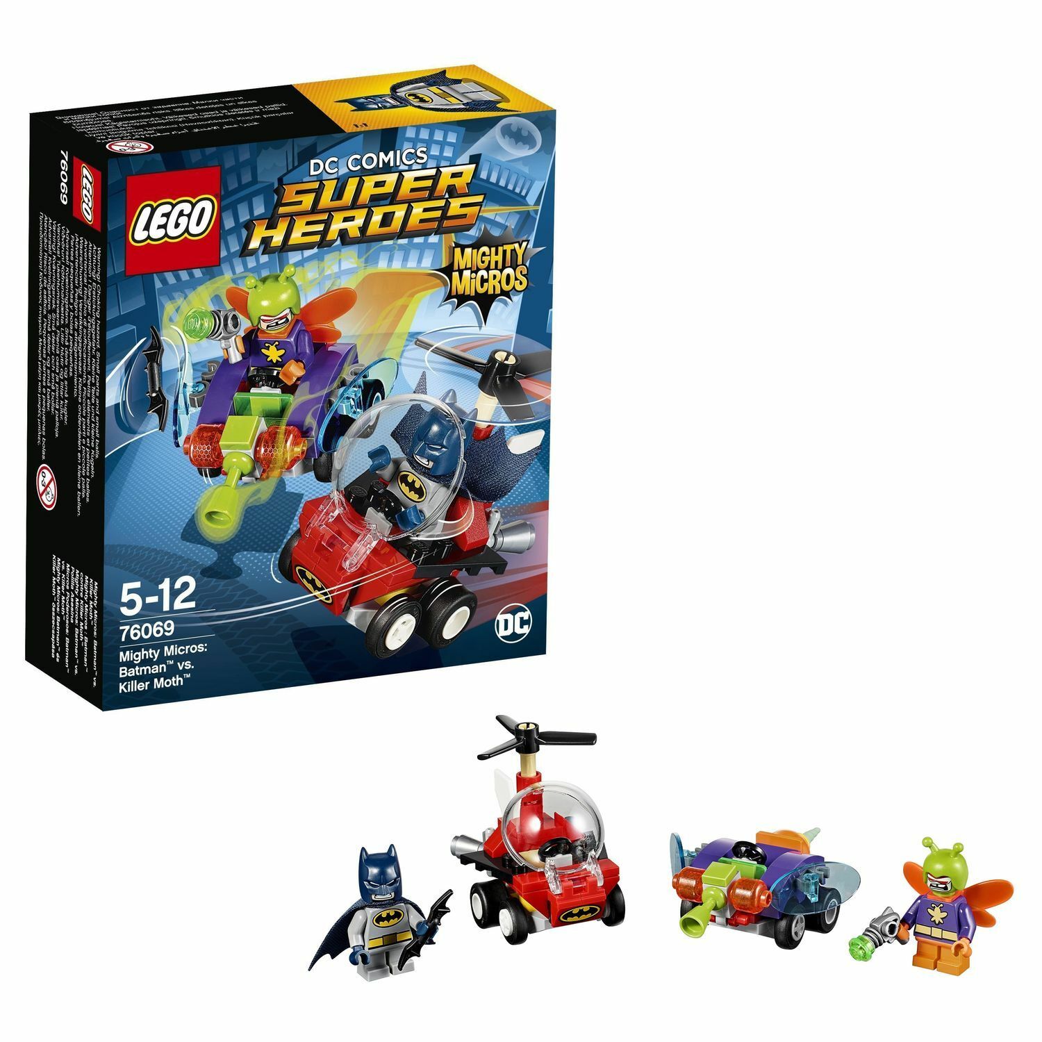 Конструктор LEGO Super Heroes Mighty Micros: Бэтмен против Мотылька-убийцы  (76069) купить по цене 799 ₽ в интернет-магазине Детский мир