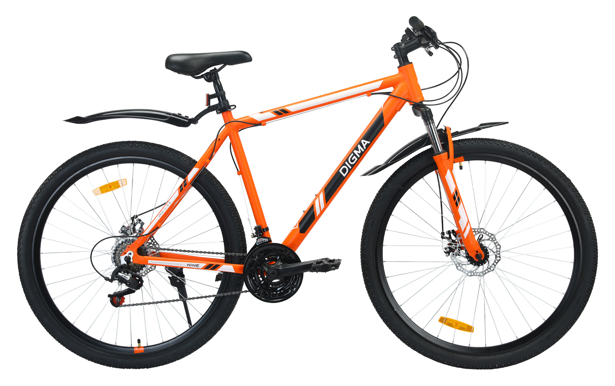 Велосипед Digma Nine оранжевый - фото 7