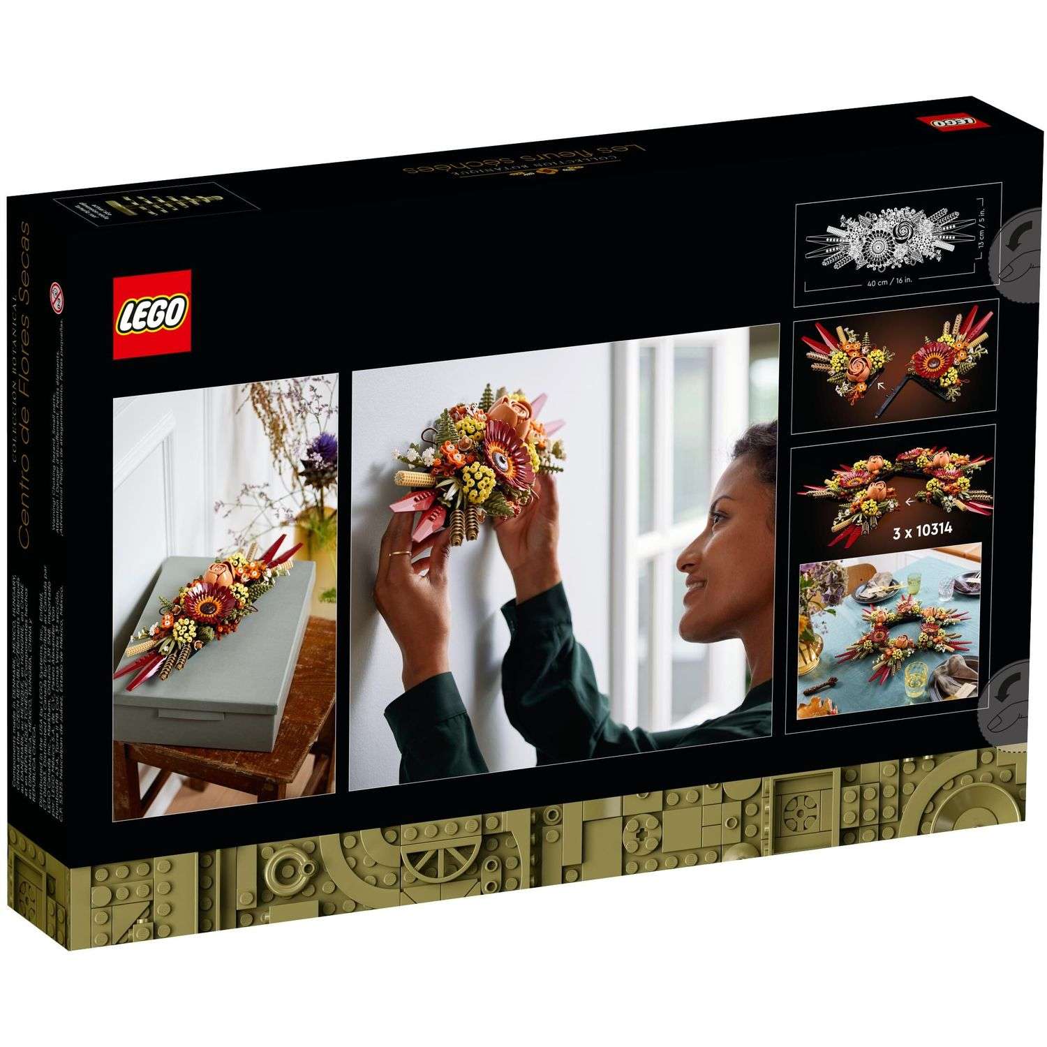 Конструктор LEGO Icons Dried Flower Centerpiece 10314 - фото 7