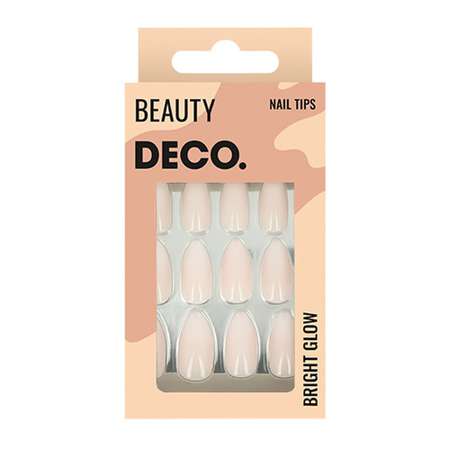 Накладные ногти DECO. Ombre white 24 шт + клеевые стикеры 24 шт