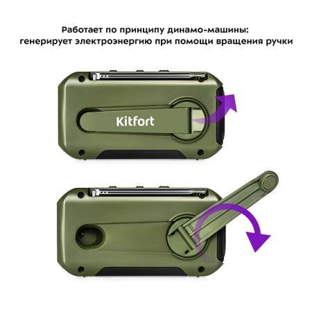 Кемпинговый фонарь 5 в 1 KITFORT КТ-3341