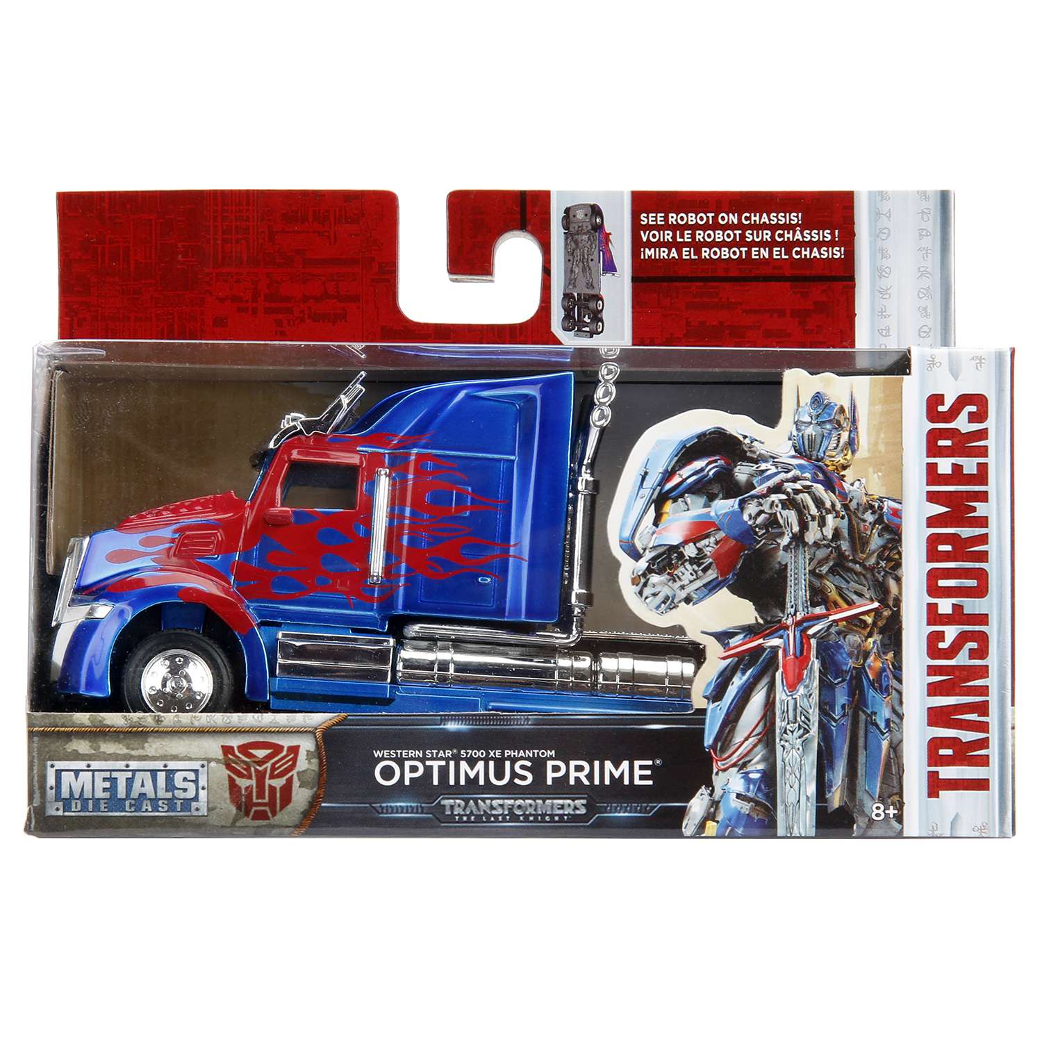 Машина Jada Transformers 1:32 Western Star Truck Оптимус Прайм 98398 98398 - фото 2