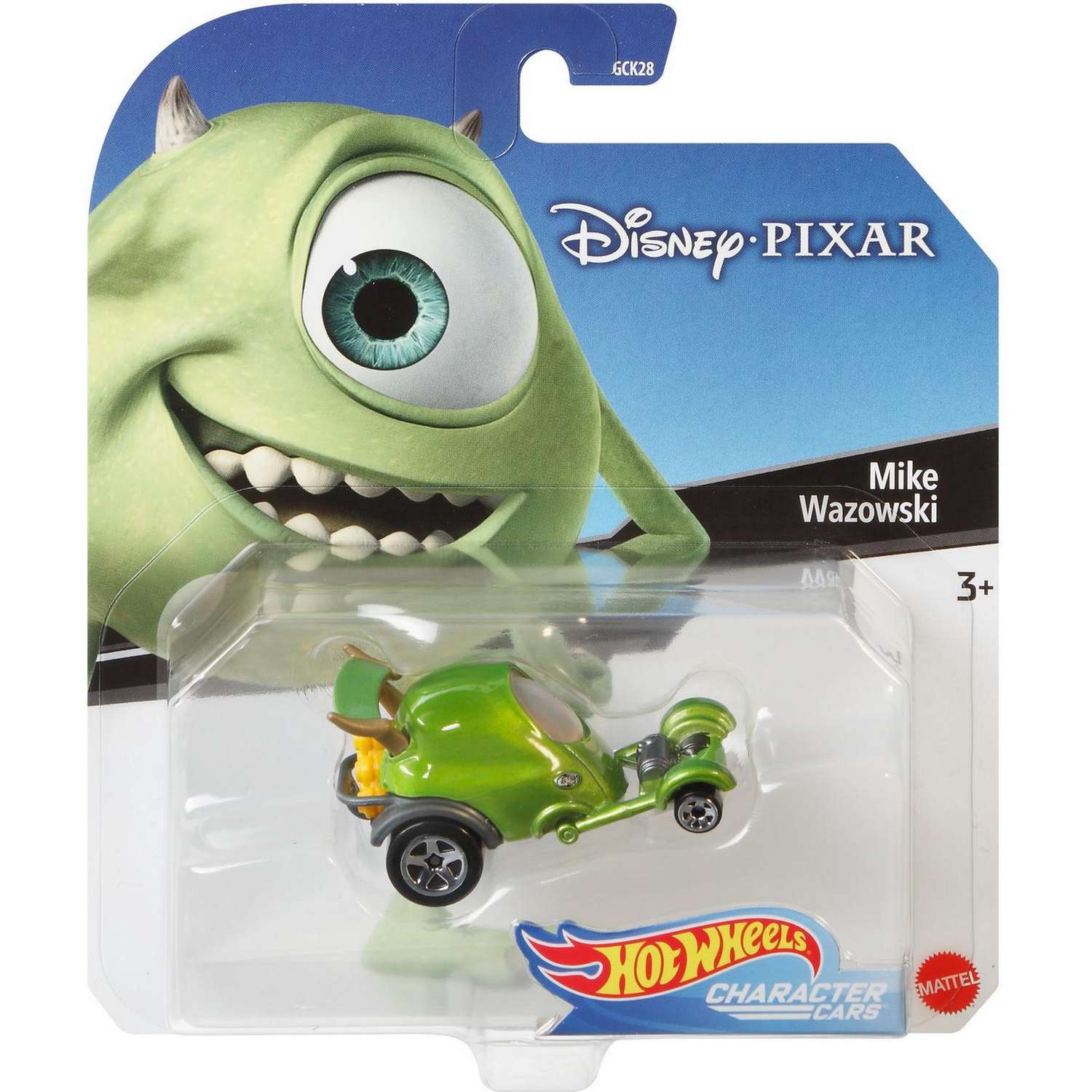 Машинка Hot Wheels Герои Disney Майк Вазовски GDW06 GCK28 - фото 2