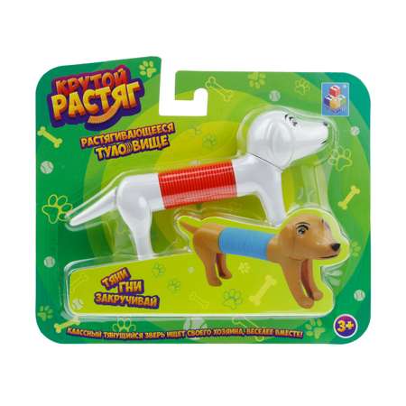 Игрушка 1Toy Изображающая животное Крутой растяг Собака Т23271