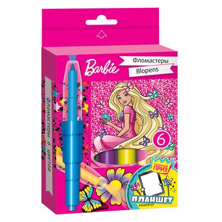 Фломастеры Barbie Barbie Blowpens 6 цветов 120226