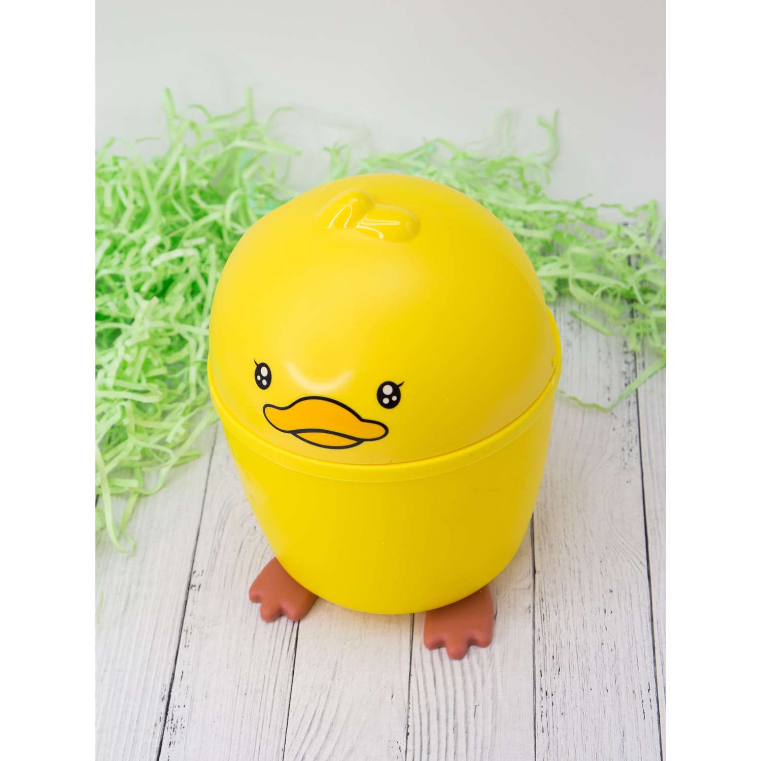 Контейнер для мусора iLikeGift Little duck yellow - фото 5