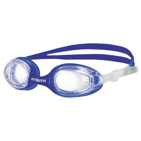 Очки для плавания детские Atemi N7401 от 4 до 12 лет цвет синий