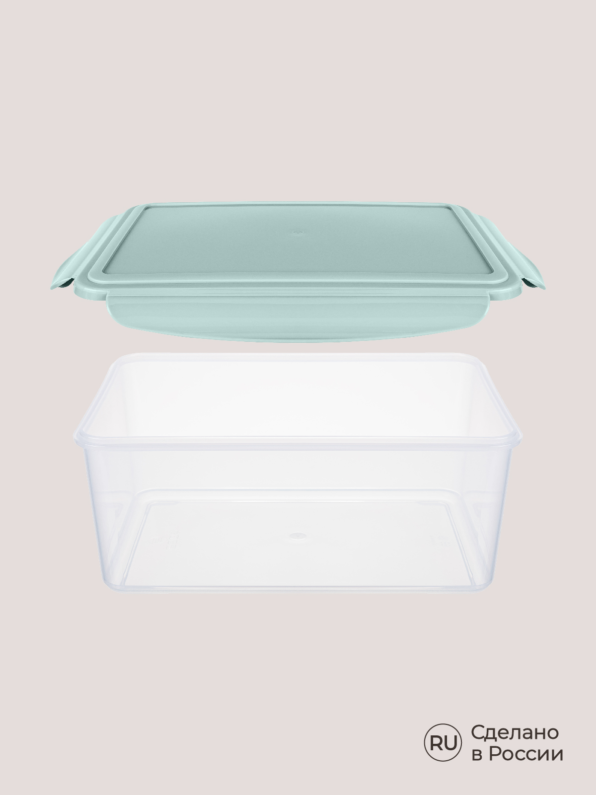 Комплект контейнеров Phibo для холодильника и микроволновой печи Smart Lock 4 шт 2.5л+1.1л+0.5л+0.25л - фото 10