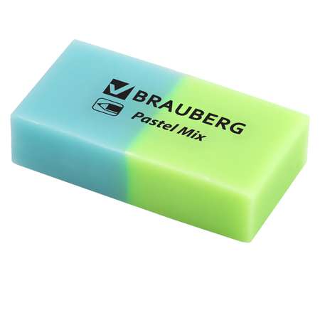 Набор ластиков Brauberg Pastel Mix 6шт ассорти