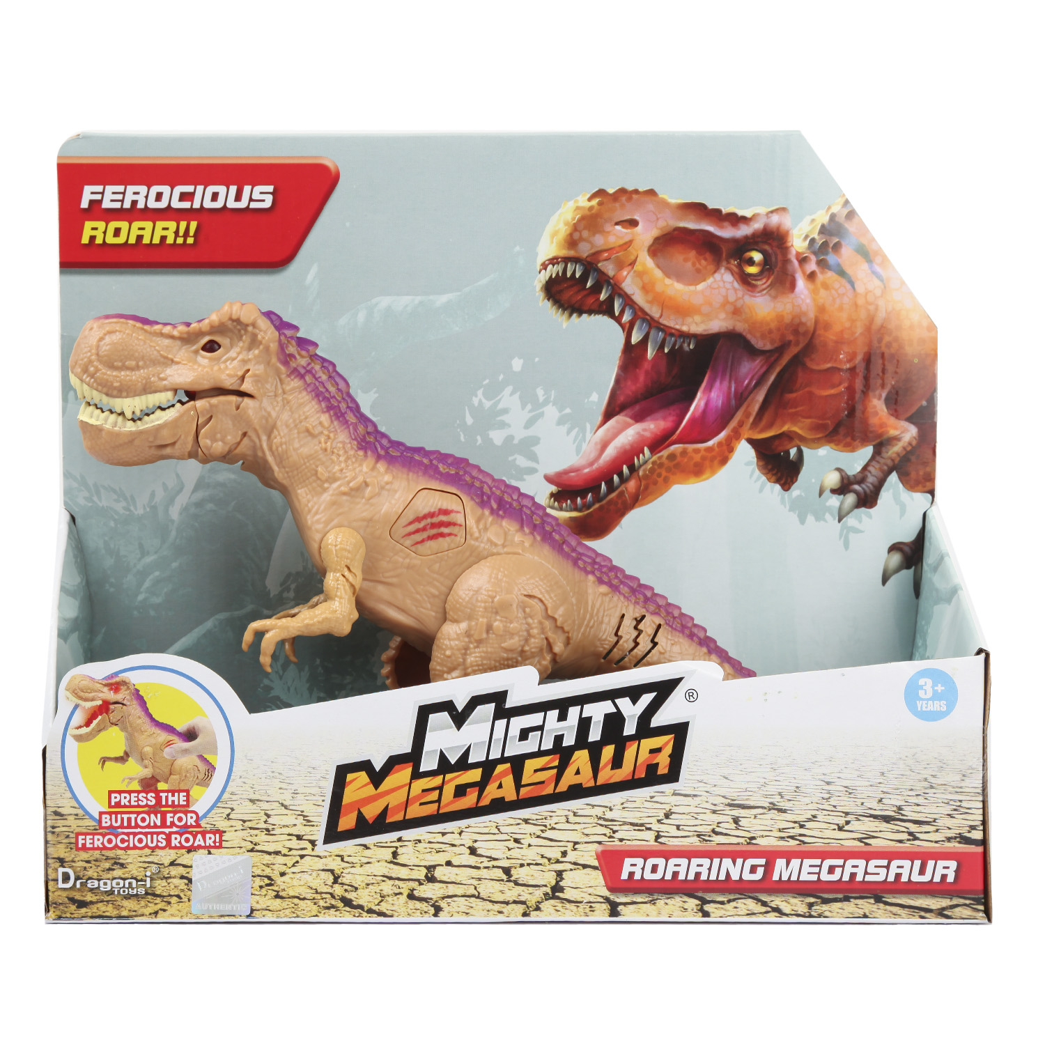 Фигурка Mighty Megasaur T-Rex Динозавр - фото 2