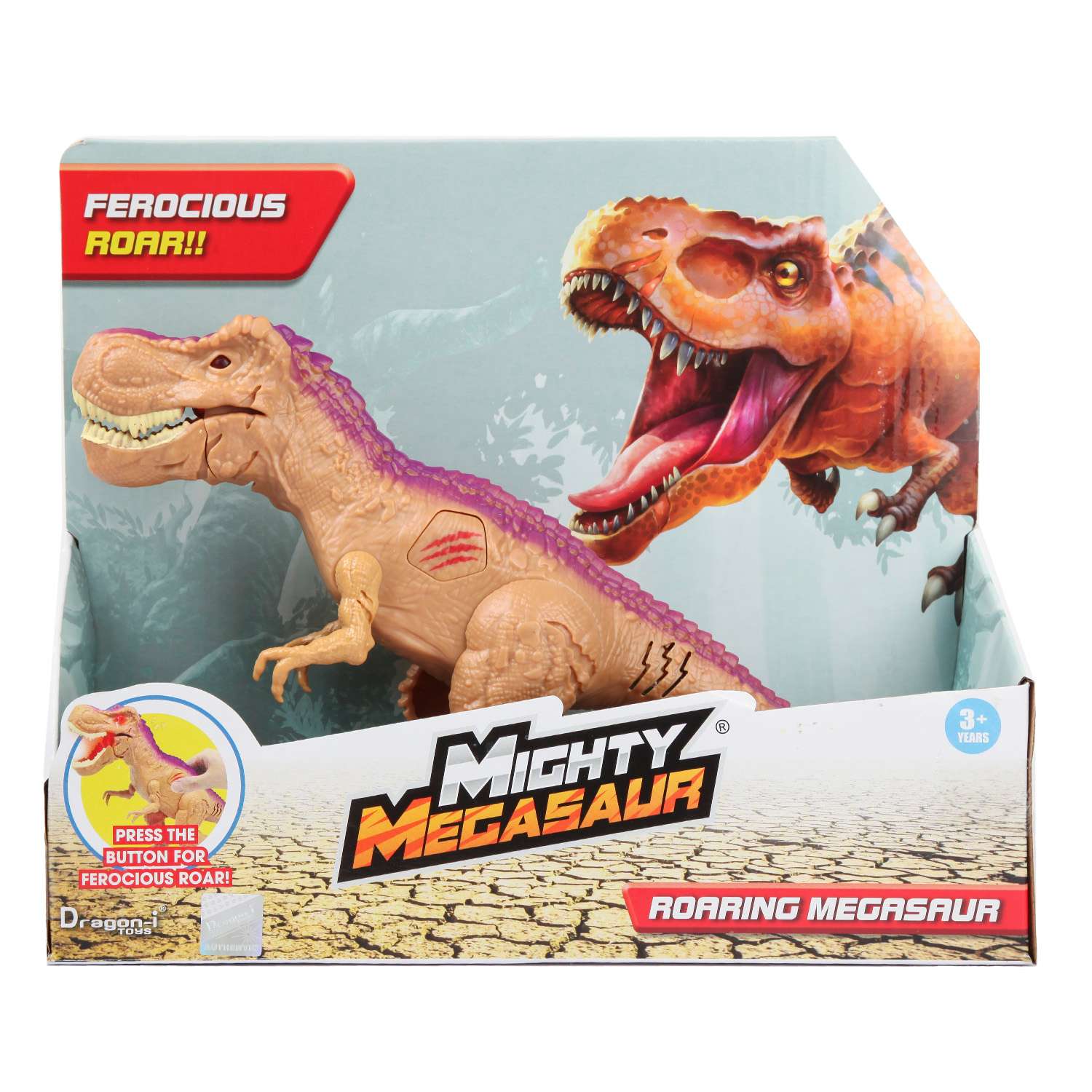 Фигурка Mighty Megasaur T-Rex Динозавр 16900A - фото 2