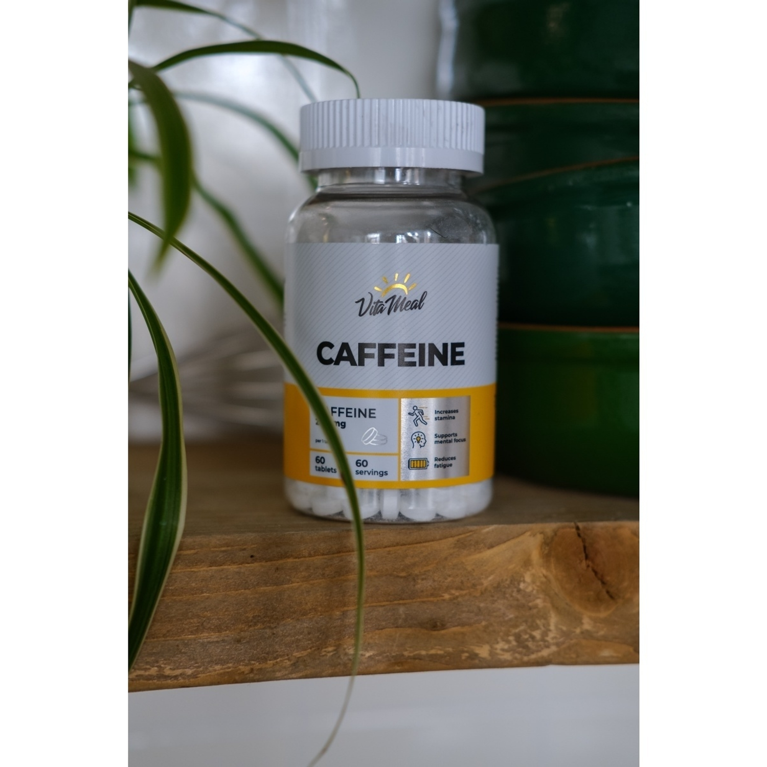 Комплексная пищевая добавка VitaMeal Кофеин 200мг 60 таблеток - фото 5