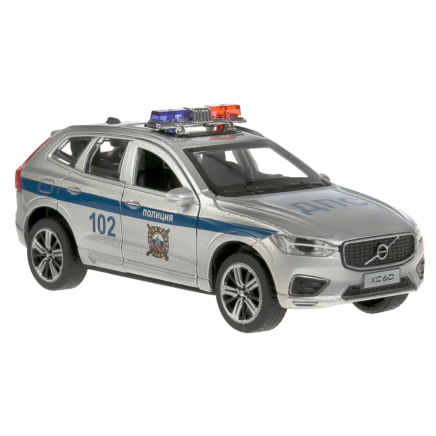 Машина Технопарк Volvo XC60 R-Desing Полиция 299805 купить по цене 483 ₽ в  интернет-магазине Детский мир