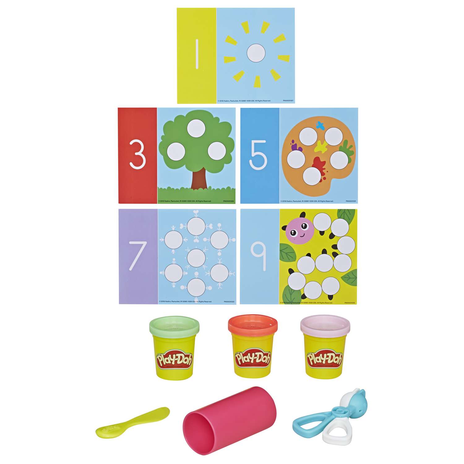 Набор игровой Play-Doh Базовые инструменты Цифры E3732EU4 - фото 1