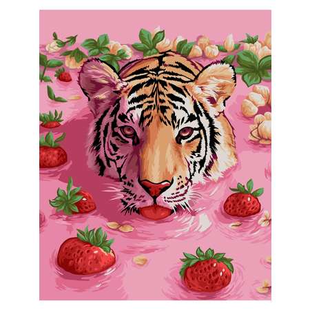 Картина по номерам Hobby Paint холст на деревянном подрамнике 40х50 см Пленительный тигр