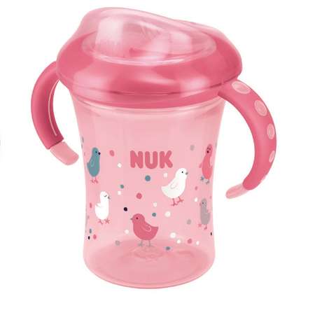 Бутылочка-поильник Nuk Starter с ручками 200мл c 6месяцев Rose 10750147