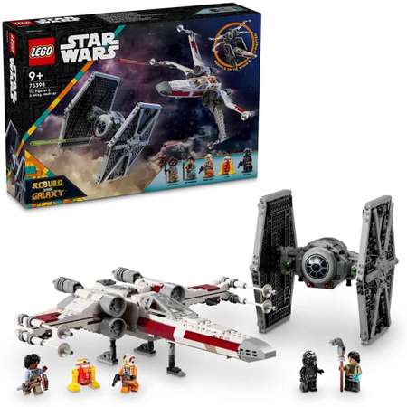 Конструктор LEGO Истребитель и гибрид X-Wing 75393