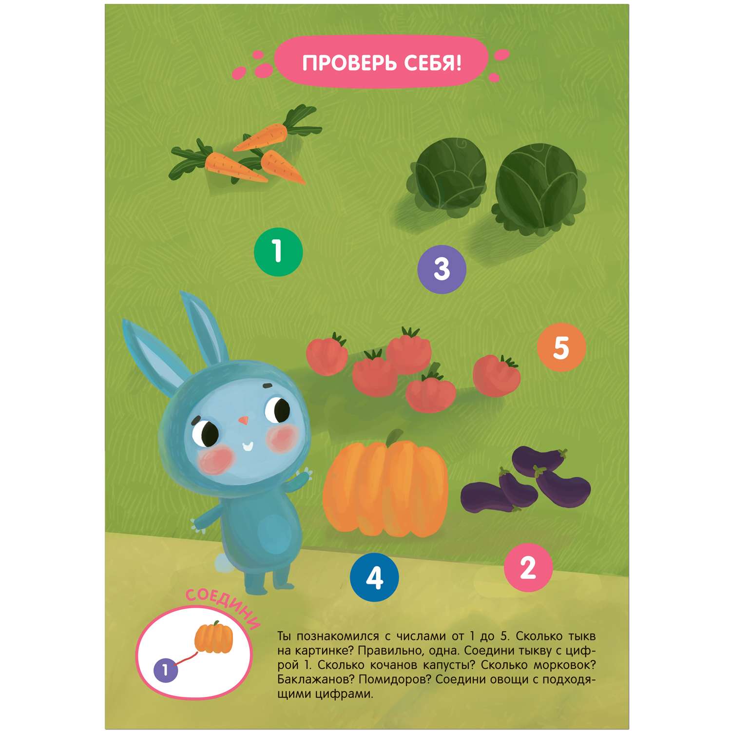 Книга Задания и задачки для малышей 2 Зайчонок в огороде - фото 13