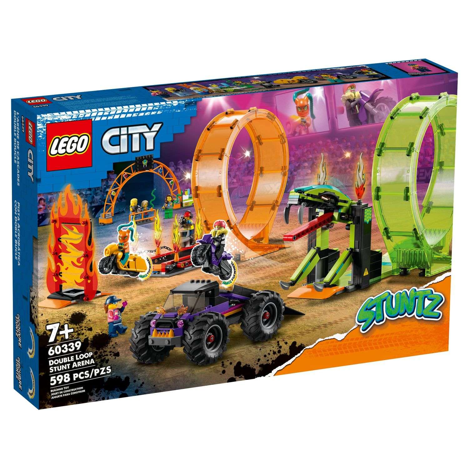 Конструктор LEGO City Double Loop Stunt Arena 60339 - фото 1