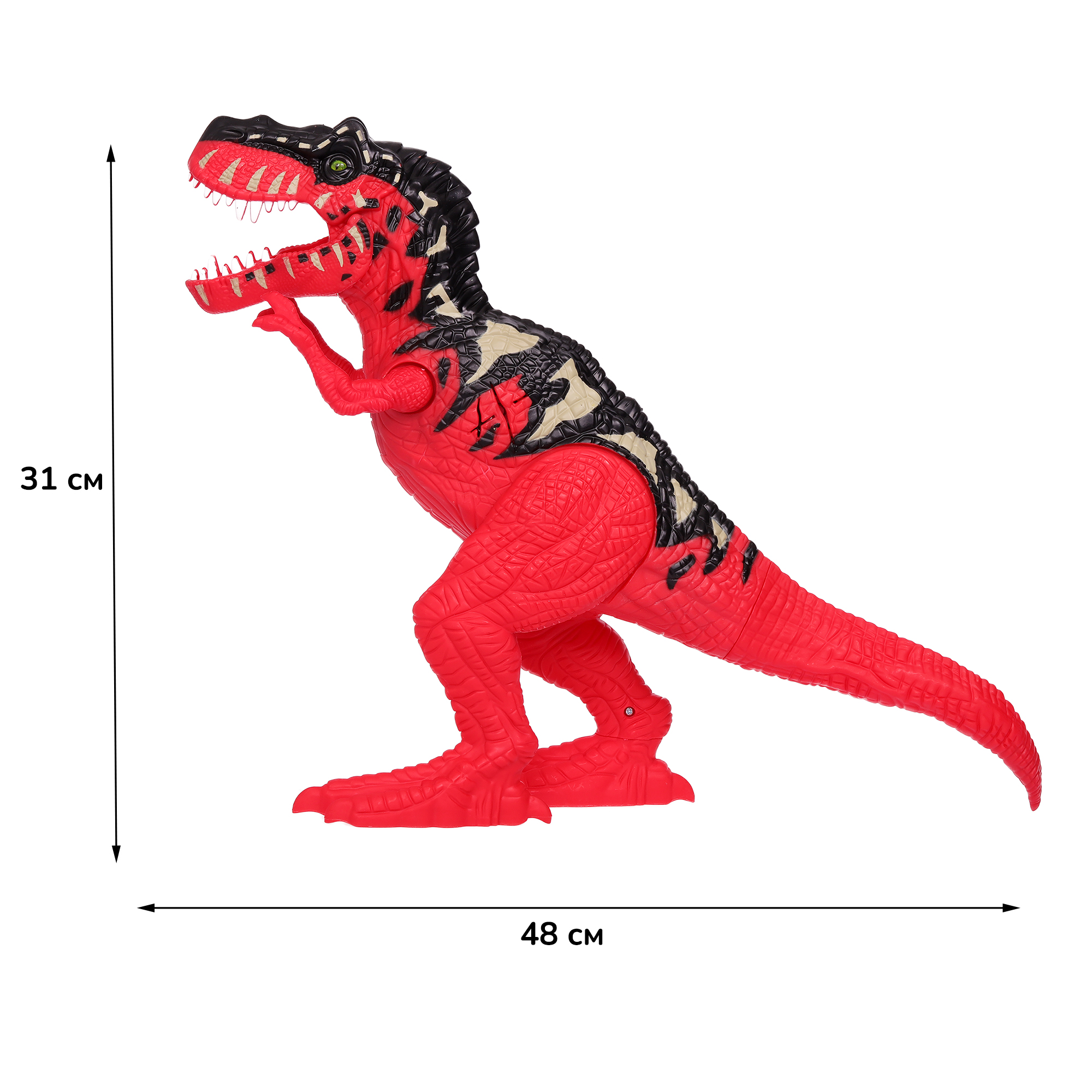 Подвижная фигурка Chap Mei динозавр Тираннозавр 48 см свет звук - фото 12