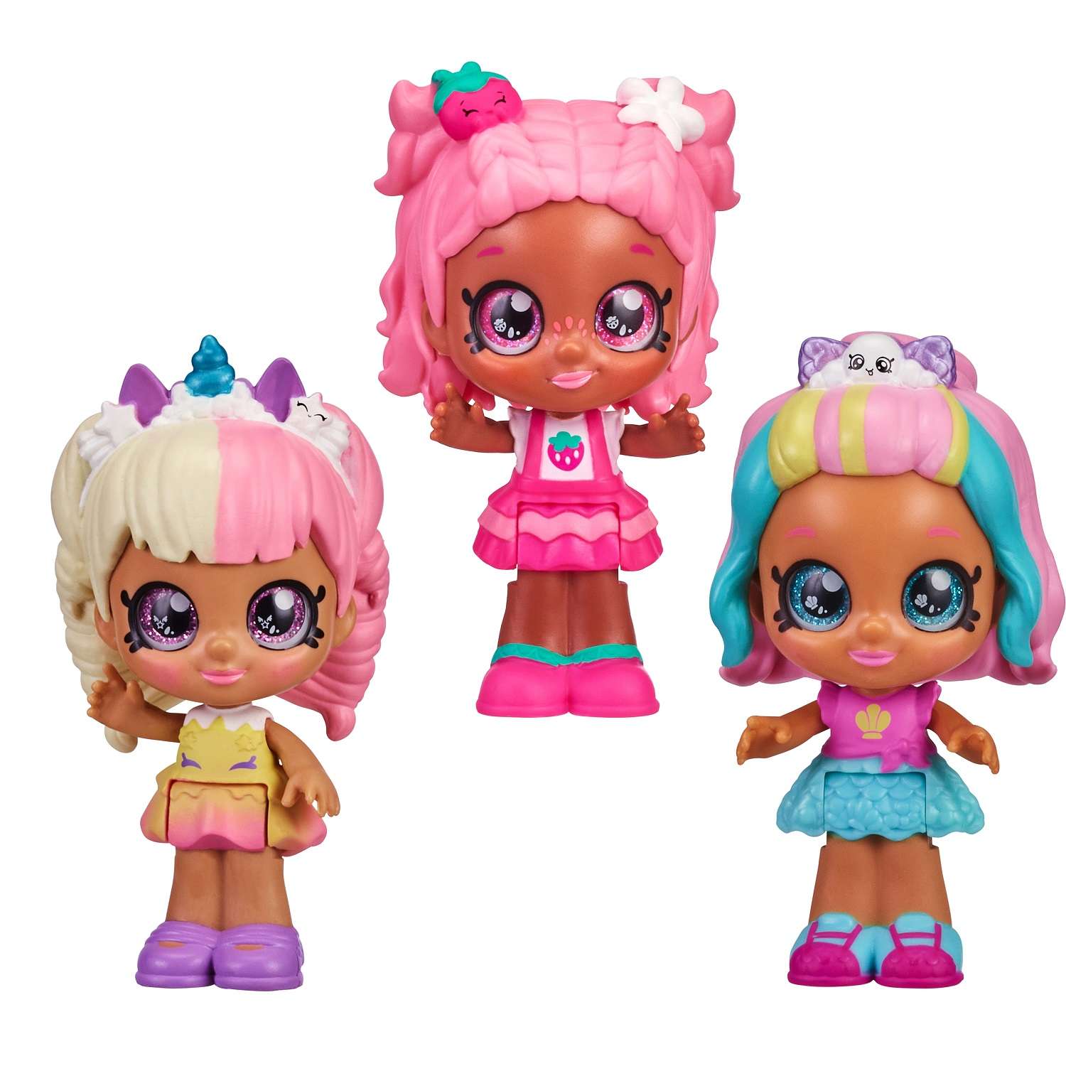 Набор игровой KindiKids 3 мини-куклы 39763 39763 - фото 1