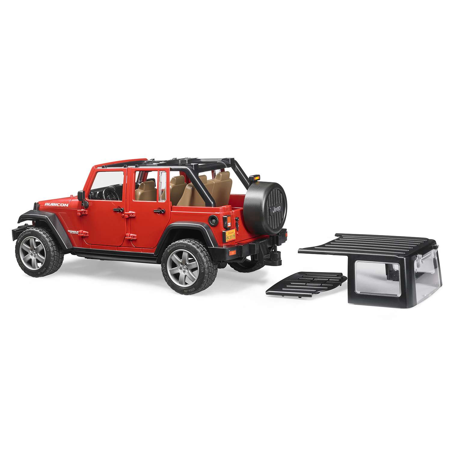 Внедорожник Bruder Jeep Wrangler Unlimited Rubicon 02-525 - фото 4