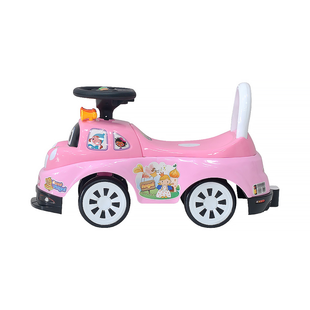 Детская каталка EVERFLO Happy car ЕС-910 pink - фото 4