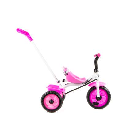 Велосипед трехколесный Navigator Trike с родительской ручкой розовый