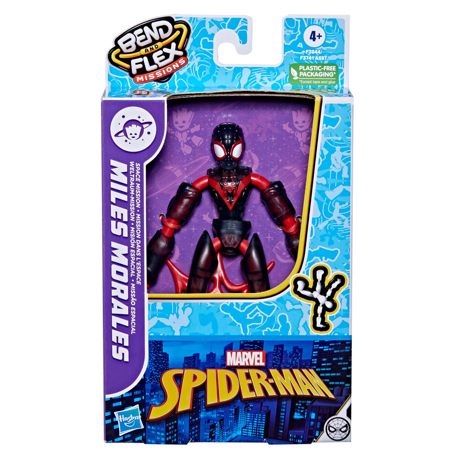 Набор игровой Человек-Паук (Spider-man) Бенди Человек-Паук Космическая Миссия Майлз Моралес F38445L0 - фото 2