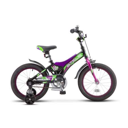 Детский велосипед STELS Jet 14 Z010 Чёрный/фиолетовый