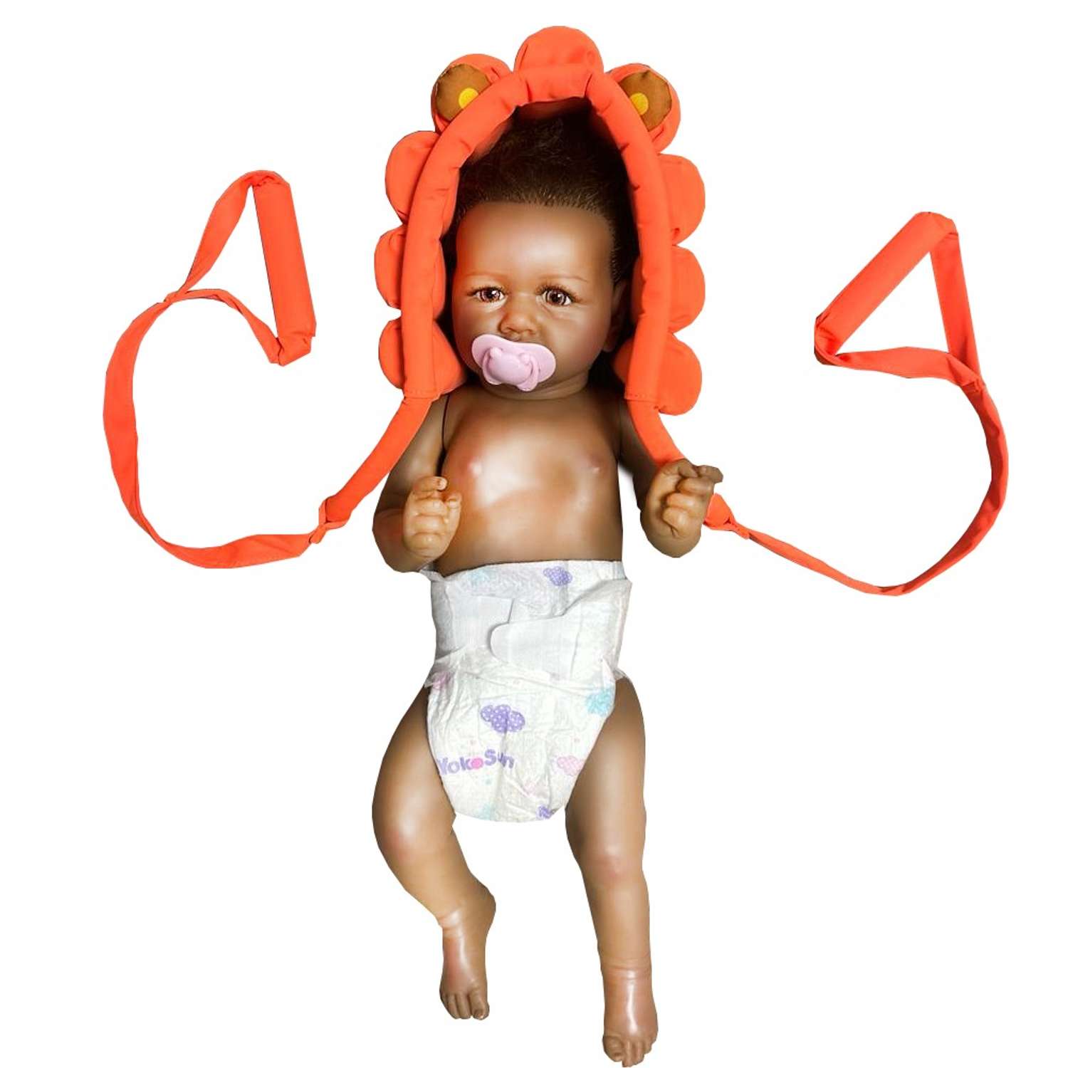 Чепчик для купания младенцев Floopsi Львенок orang - фото 12