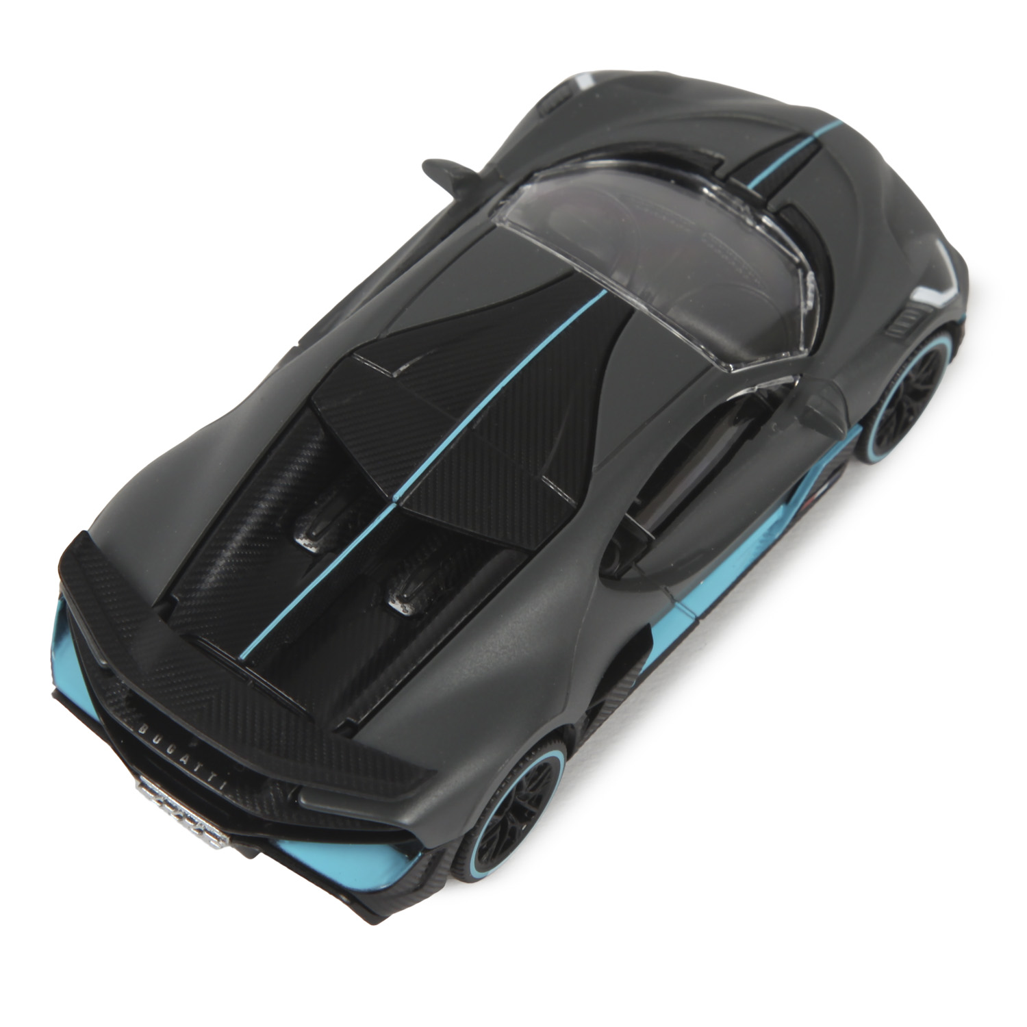 Автомобиль Rastar Bugatti Divo 1:43 серый 64000 - фото 7