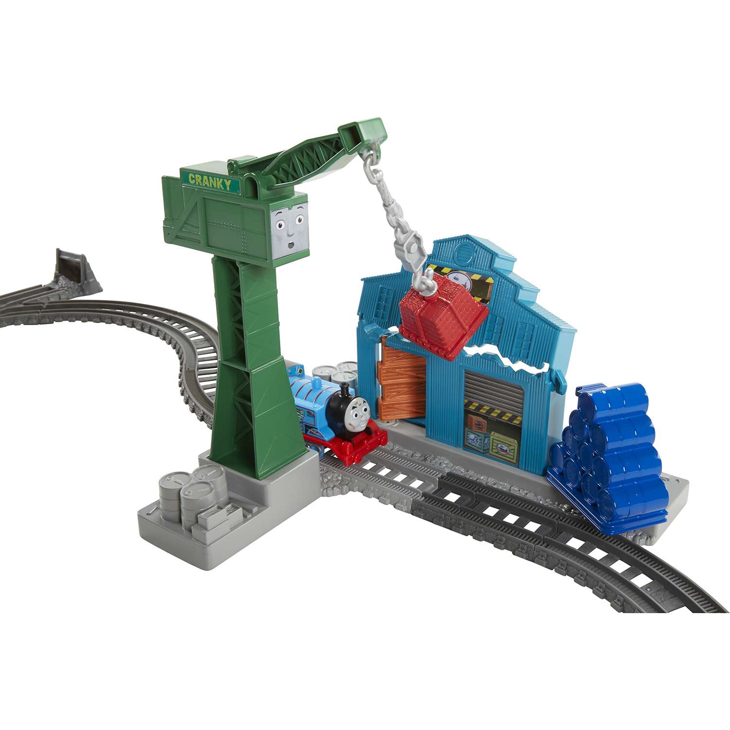 Игровой набор Thomas & Friends с паровозиком Томасом и подъемным краном Крэнки DVF73 - фото 13