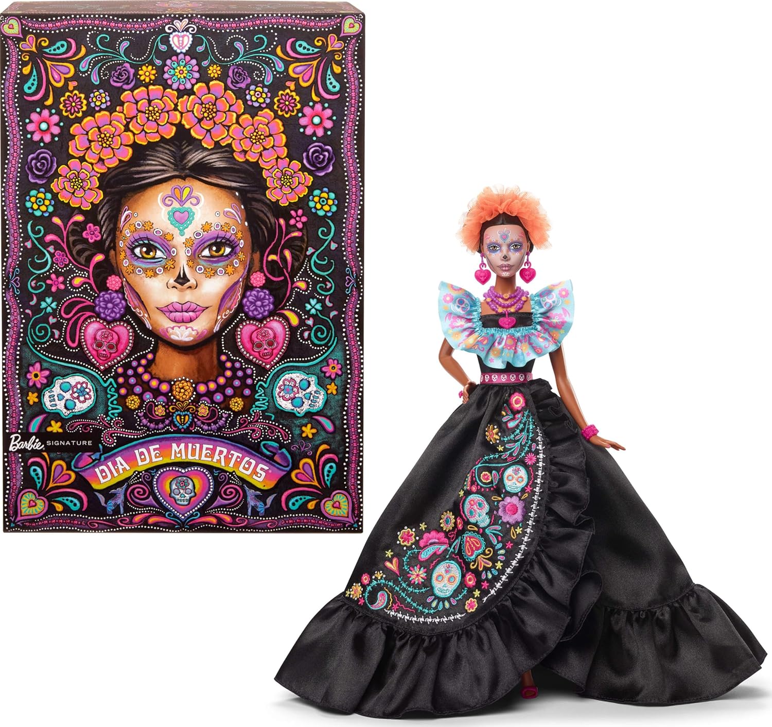 Кукла модельная Barbie Dia de Muertos HRM72 - фото 1