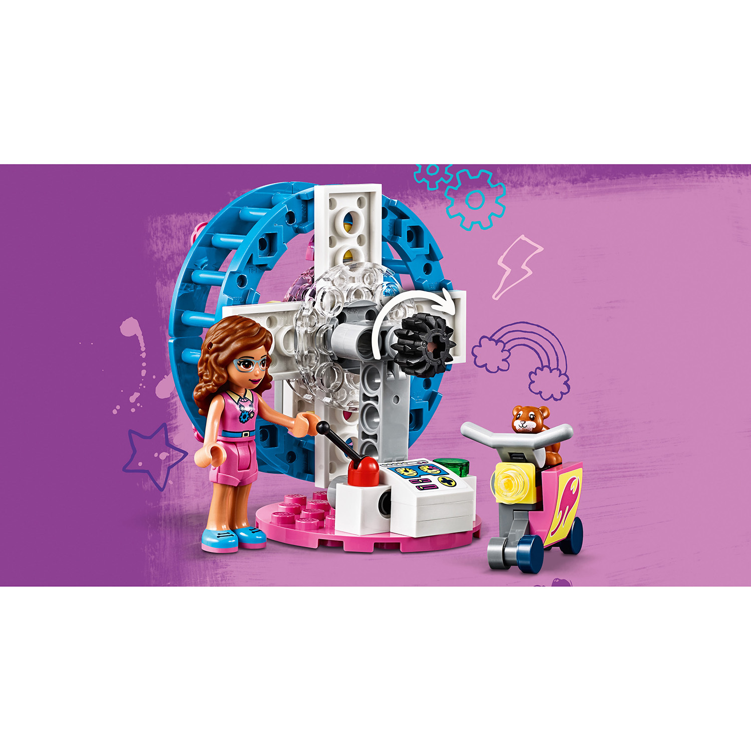 Конструктор LEGO Friends Игровая площадка для хомячка Оливии 41383 - фото 8