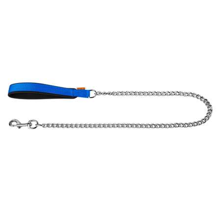 Поводок-цепь для собак Dog Extreme мелких пород с ручкой Синий 43572