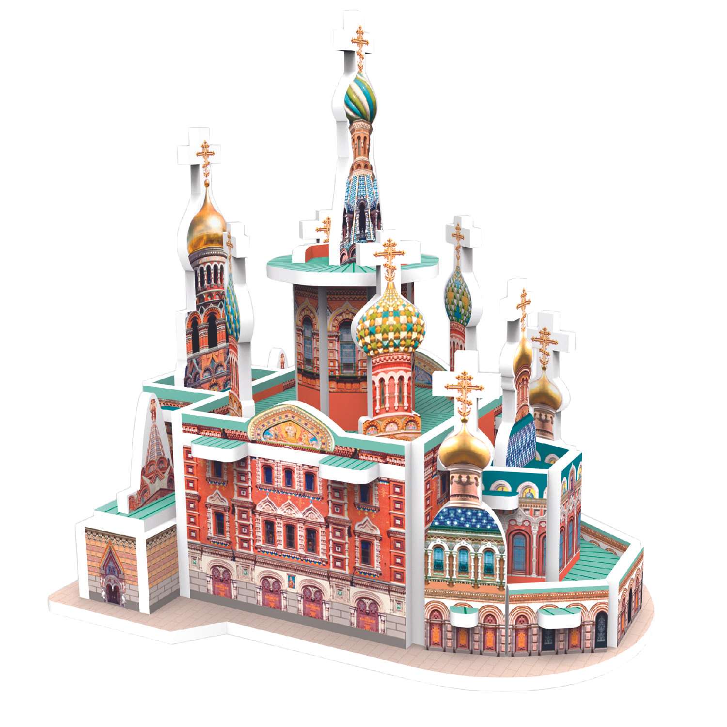 3d puzzle. 3d-пазл CUBICFUN собор Воскресения Христова (mc148h), 233 дет.. 3d пазл 