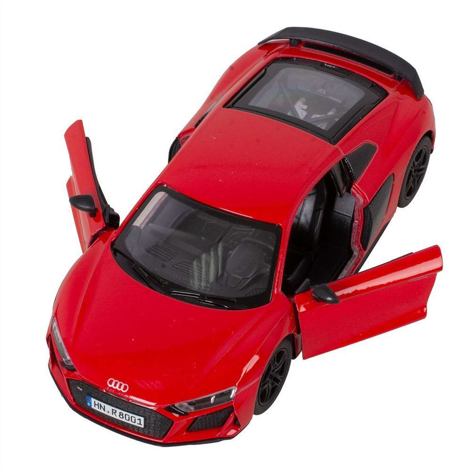 Модель KINSMART Ауди R8 Coupe 2020 1:36 красная КТ5422/1 - фото 2