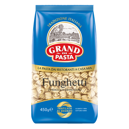 Макаронные изделия Grand Di Pasta Funghetti 450 гр