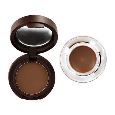 Тени и гель для бровей ISCREAM Base 2 в 1 тон 03 nature brown