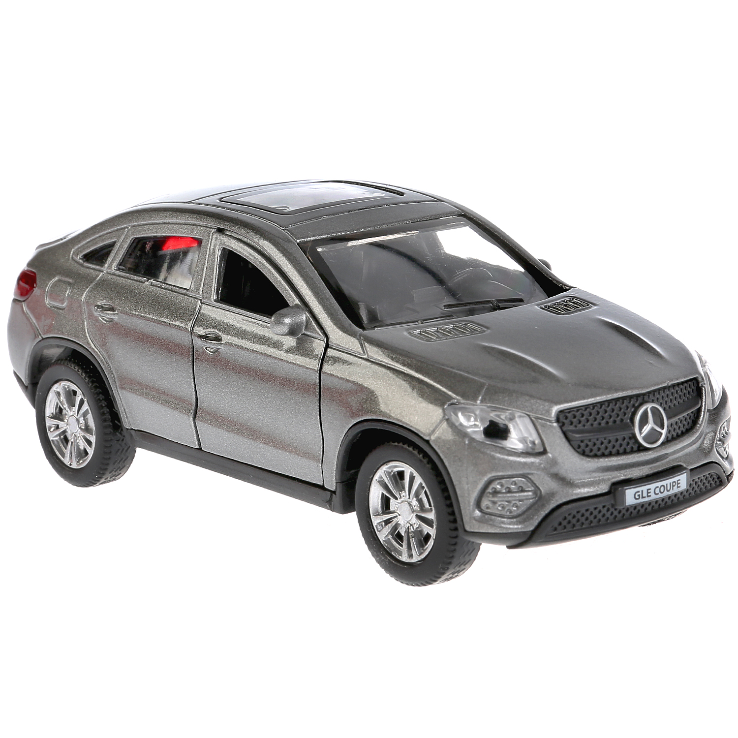 Автомобиль Технопарк Mercedes BENZ GLE COUPE инерционный серый 267171 - фото 4