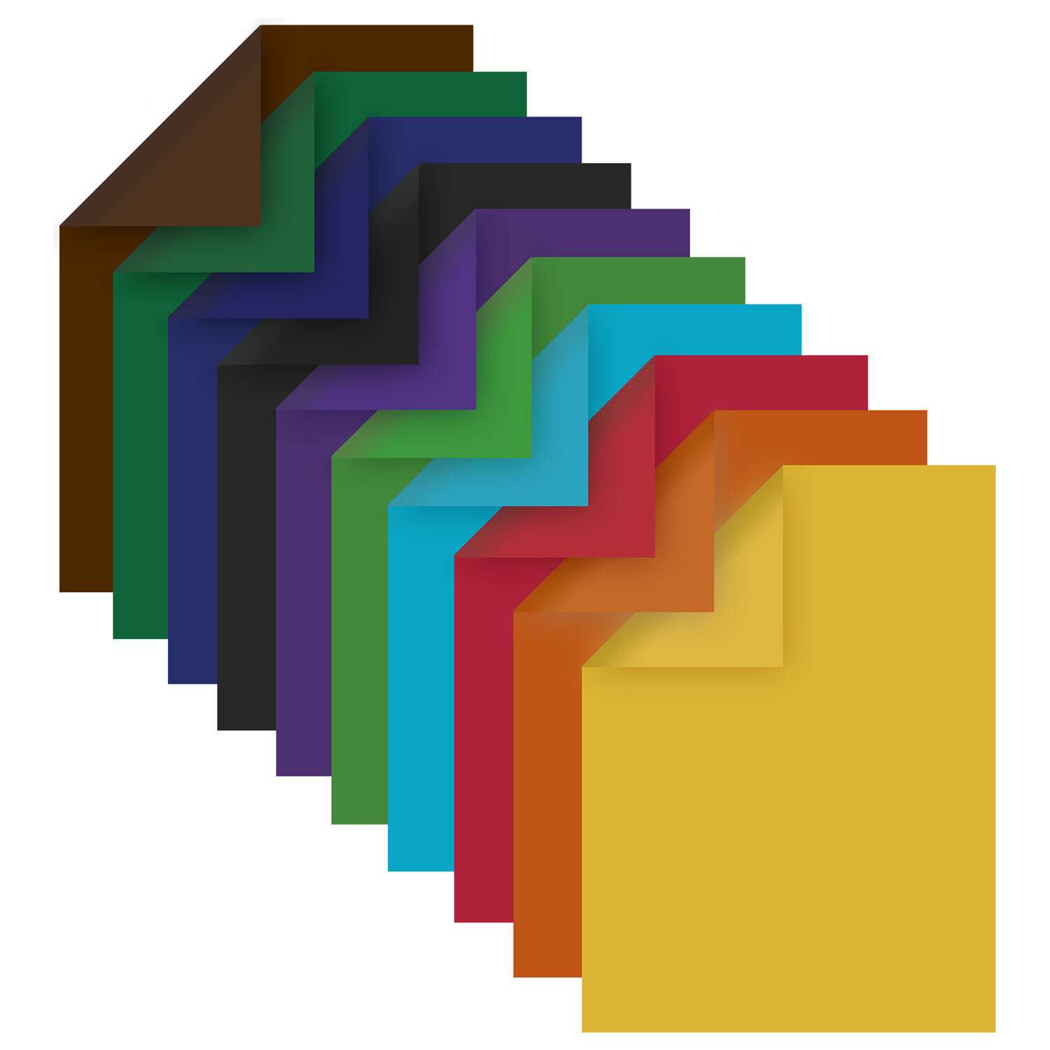 Цветная бумага Brauberg А4 двусторонняя тонированная для творчества и оформления 80 л 10 цветов 80г/м2 - фото 6